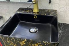 Export Price US $ 78 (Size16"x20"x06") To be Made in Black and Gold Marble